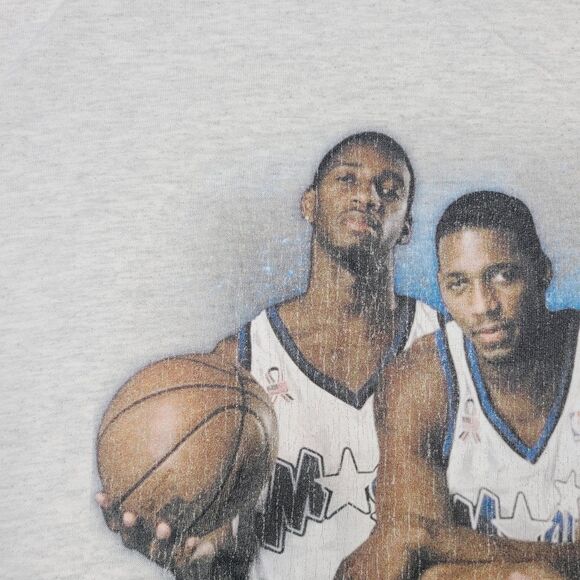 RARE Vintage Tracy McGrady Orlando Magic RAP TEE Style T-Mac T Shirt Size Large - Picture 8 of 12